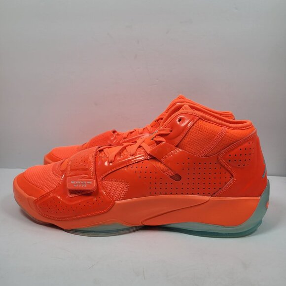 Jordan Zion 2 Hyper Men's Crimson Orange Basketball DX5423-841 US Size 15 NWOT - Picture 2 of 8